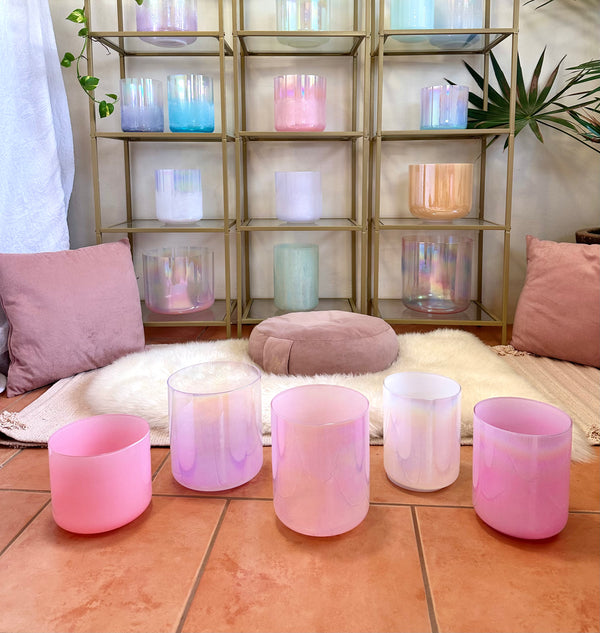 Heart Harmony 528hz 5 Bowl Endocrine Set (# Notes)