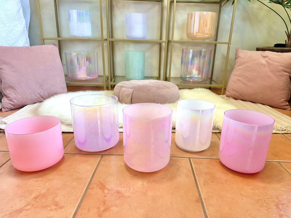 Heart Harmony 528hz 5 Bowl Endocrine Set (# Notes)