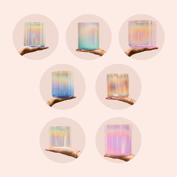 Indigo Dream 7 Bowl Chakra Set