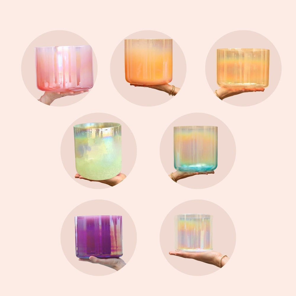Rainbow 7 Bowl Chakra Set