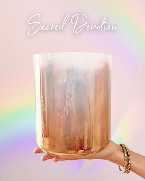 7 Bowl Sacred Gold Chakra Set